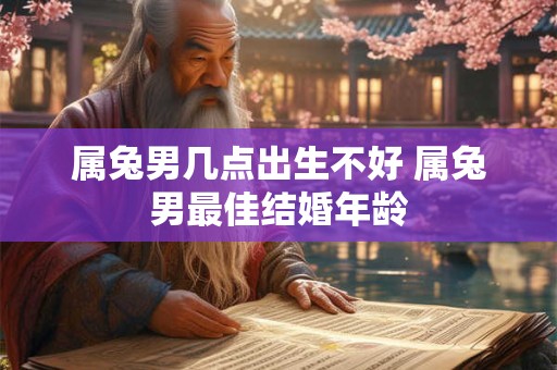 属兔男几点出生不好 属兔男最佳结婚年龄