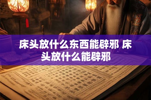 床头放什么东西能辟邪 床头放什么能辟邪