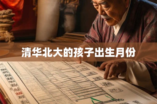 清华北大的孩子出生月份