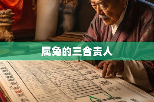 属兔的三合贵人