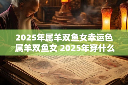 2025年属羊双鱼女幸运色 属羊双鱼女 2025年穿什么颜色大吉