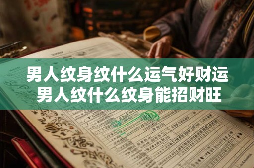 男人纹身纹什么运气好财运 男人纹什么纹身能招财旺运