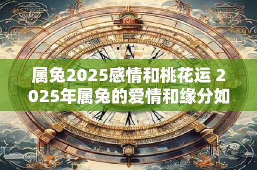 属兔2025感情和桃花运 2025年属兔的爱情和缘分如何