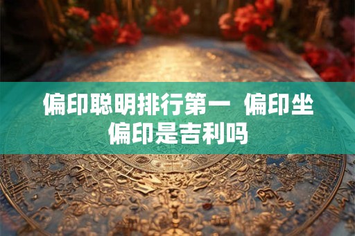 偏印聪明排行第一  偏印坐偏印是吉利吗