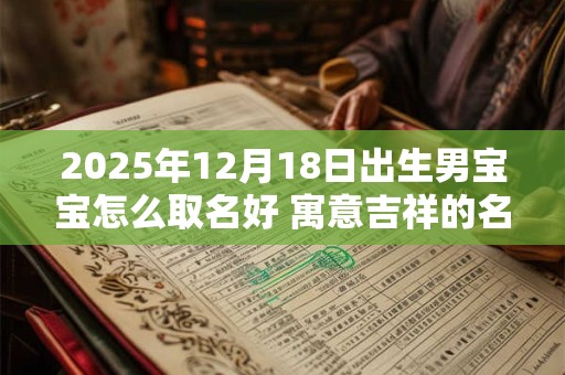 2025年12月18日出生男宝宝怎么取名好 寓意吉祥的名字