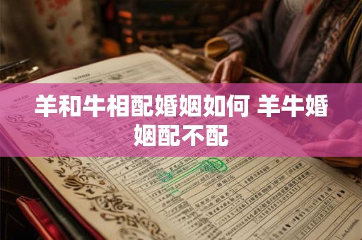 羊和牛相配婚姻如何 羊牛婚姻配不配