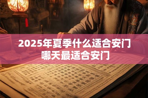 2025年夏季什么适合安门 哪天最适合安门