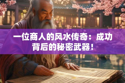 一位商人的风水传奇：成功背后的秘密武器！