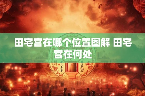 田宅宫在哪个位置图解 田宅宫在何处