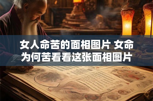 女人命苦的面相图片 女命为何苦看看这张面相图片
