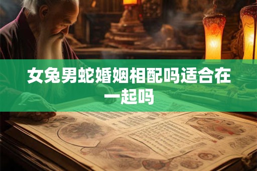 女兔男蛇婚姻相配吗适合在一起吗