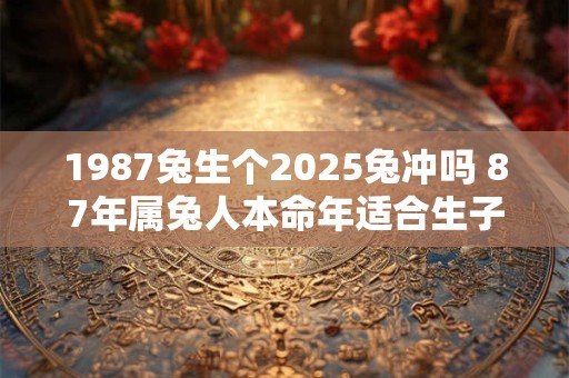 1987兔生个2025兔冲吗 87年属兔人本命年适合生子吗