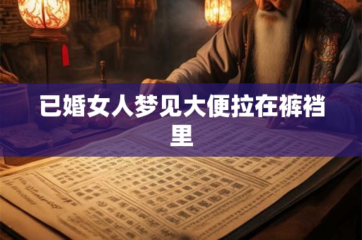 已婚女人梦见大便拉在裤裆里