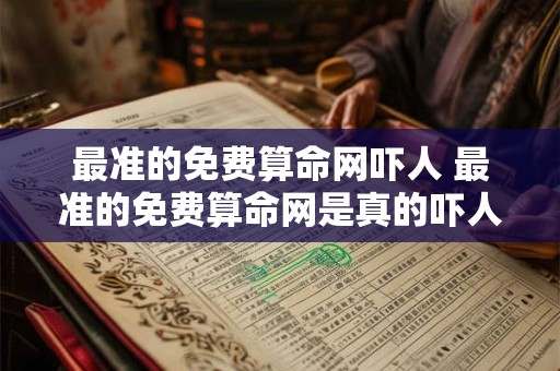 最准的免费算命网吓人 最准的免费算命网是真的吓人吗