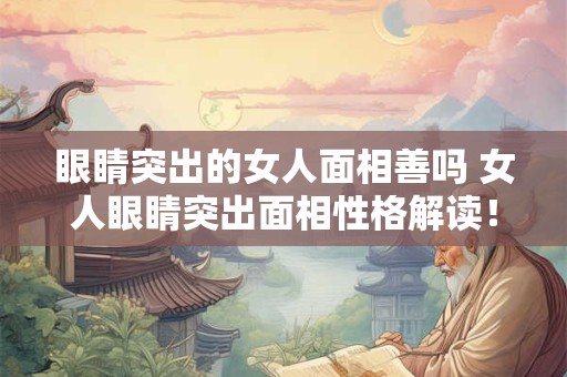 眼睛突出的女人面相善吗 女人眼睛突出面相性格解读！