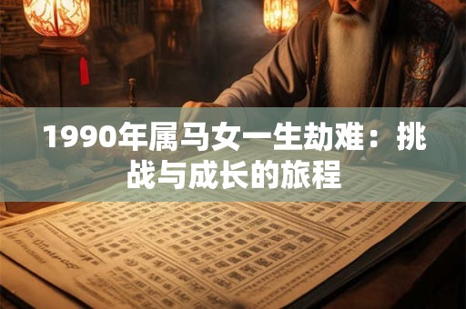 1990年属马女一生劫难：挑战与成长的旅程