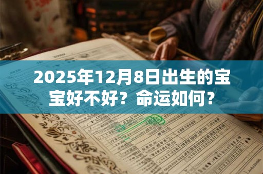 2025年12月8日出生的宝宝好不好？命运如何？
