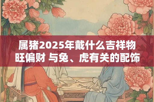 属猪2025年戴什么吉祥物旺偏财 与兔、虎有关的配饰