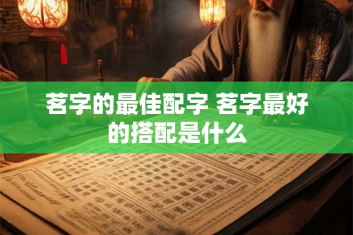 茗字的最佳配字 茗字最好的搭配是什么