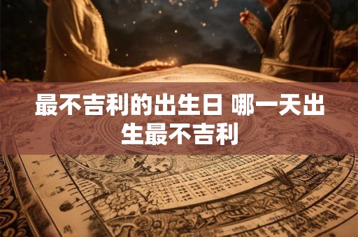 最不吉利的出生日 哪一天出生最不吉利