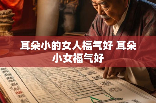 耳朵小的女人福气好 耳朵小女福气好