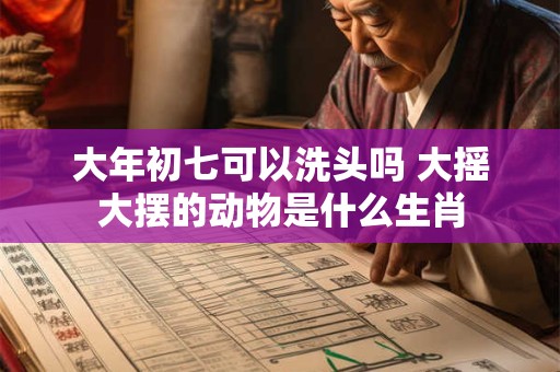 大年初七可以洗头吗 大摇大摆的动物是什么生肖