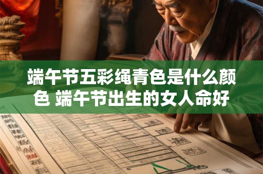 端午节五彩绳青色是什么颜色 端午节出生的女人命好不好
