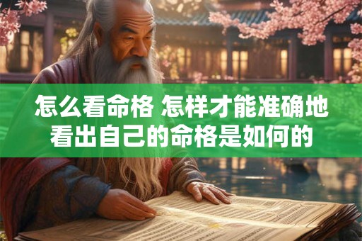 怎么看命格 怎样才能准确地看出自己的命格是如何的