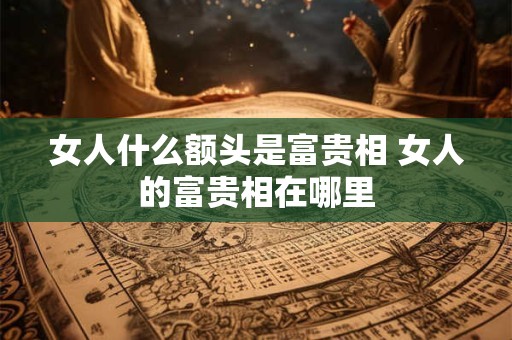 女人什么额头是富贵相 女人的富贵相在哪里