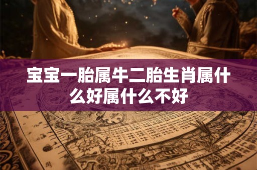 宝宝一胎属牛二胎生肖属什么好属什么不好