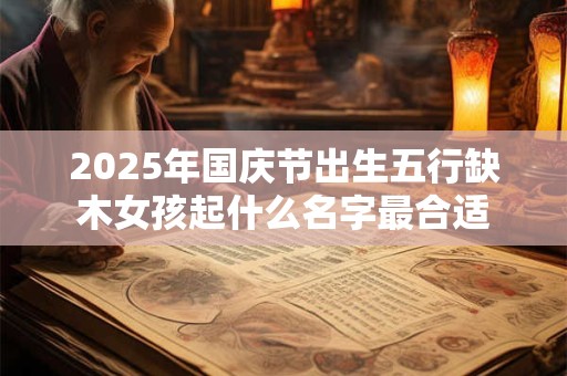 2025年国庆节出生五行缺木女孩起什么名字最合适