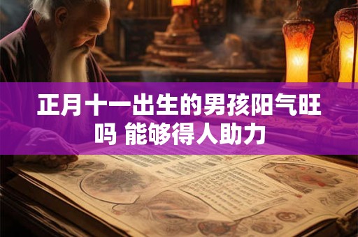正月十一出生的男孩阳气旺吗 能够得人助力