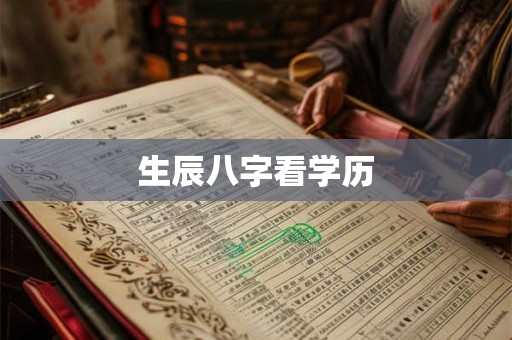 生辰八字看学历