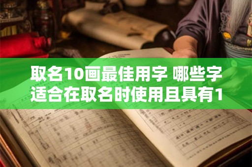 取名10画最佳用字 哪些字适合在取名时使用且具有10画最佳用字的特点 取名10画最佳用字 哪些字适合在取名时使用且具有10画最佳用字的特点