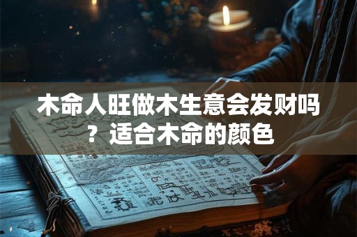 木命人旺做木生意会发财吗？适合木命的颜色
