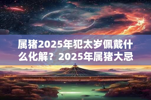 属猪2025年犯太岁佩戴什么化解？2025年属猪大忌