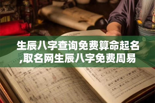 生辰八字查询免费算命起名,取名网生辰八字免费周易起名