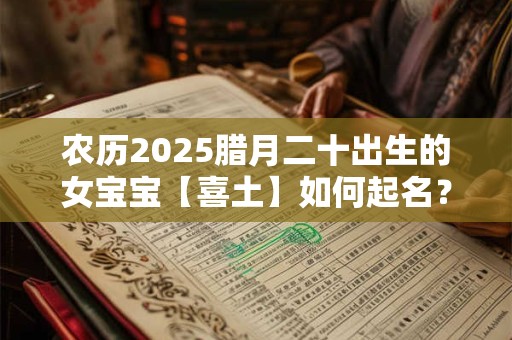 农历2025腊月二十出生的女宝宝【喜土】如何起名？