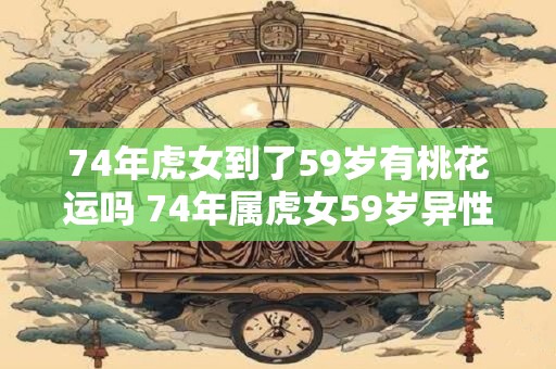 74年虎女到了59岁有桃花运吗 74年属虎女59岁异性缘怎么样 74年虎女到了59岁有桃花运吗 74年属虎女59岁异性缘怎么样