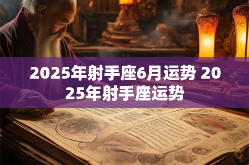 2025年射手座6月运势 2025年射手座运势