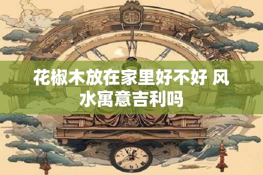 花椒木放在家里好不好 风水寓意吉利吗