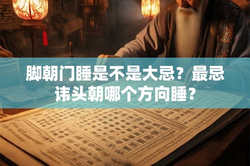 脚朝门睡是不是大忌？最忌讳头朝哪个方向睡？