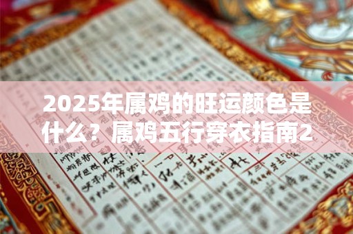 2025年属鸡的旺运颜色是什么？属鸡五行穿衣指南2025！
