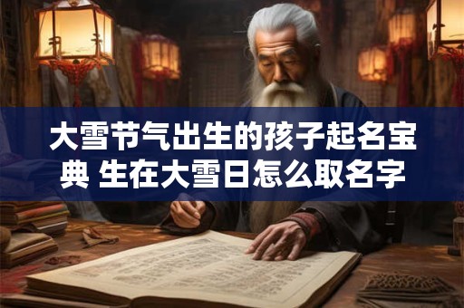 大雪节气出生的孩子起名宝典 生在大雪日怎么取名字
