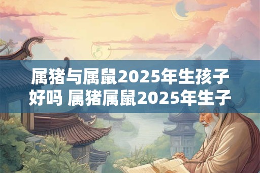 属猪与属鼠2025年生孩子好吗 属猪属鼠2025年生子适宜吗