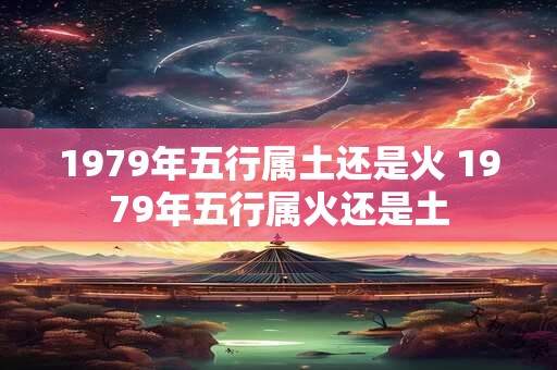 1979年五行属土还是火 1979年五行属火还是土