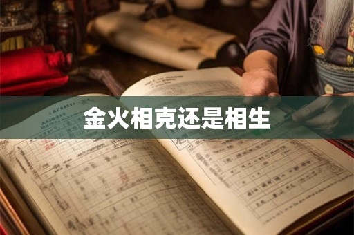 金火相克还是相生