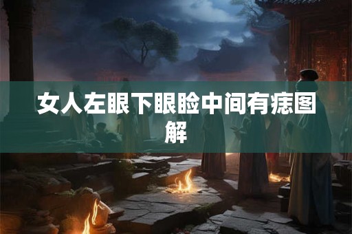 女人左眼下眼睑中间有痣图解 女人左眼下眼睑中间有痣图解