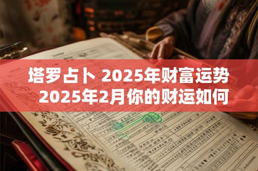塔罗占卜 2025年财富运势  2025年2月你的财运如何发展