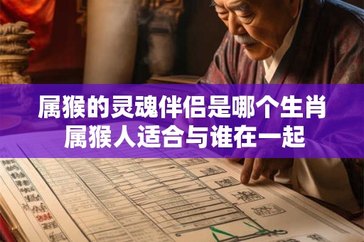 属猴的灵魂伴侣是哪个生肖 属猴人适合与谁在一起